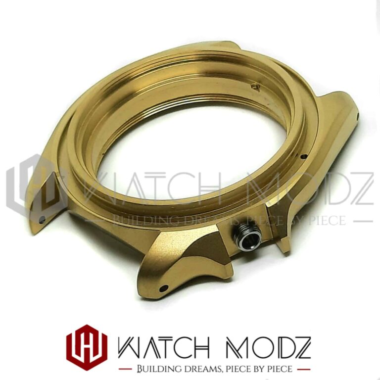 SKX007 Case: Gold Sandblasted SKX007 Case: Gold Sandblasted