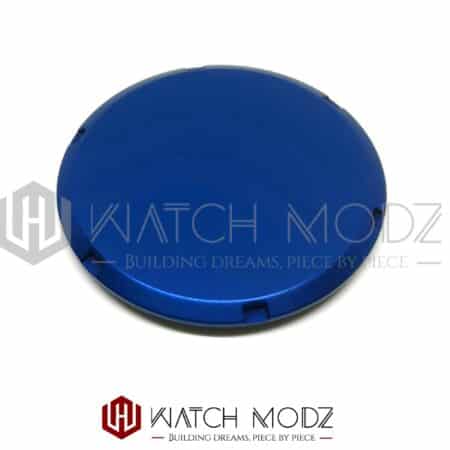 Blue slim fit case back for nh35 and nh36 movement