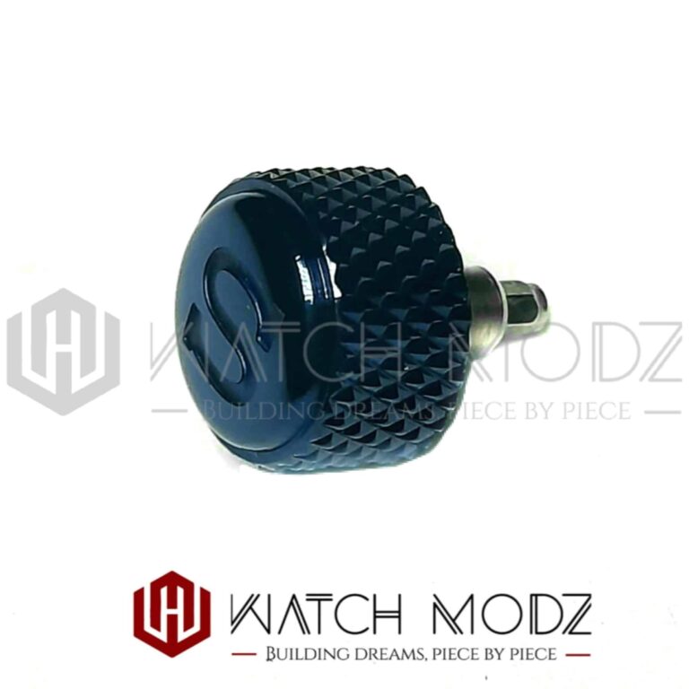 SKX007 Crown: Blue Knurled SKX007 Crown: Blue Knurled