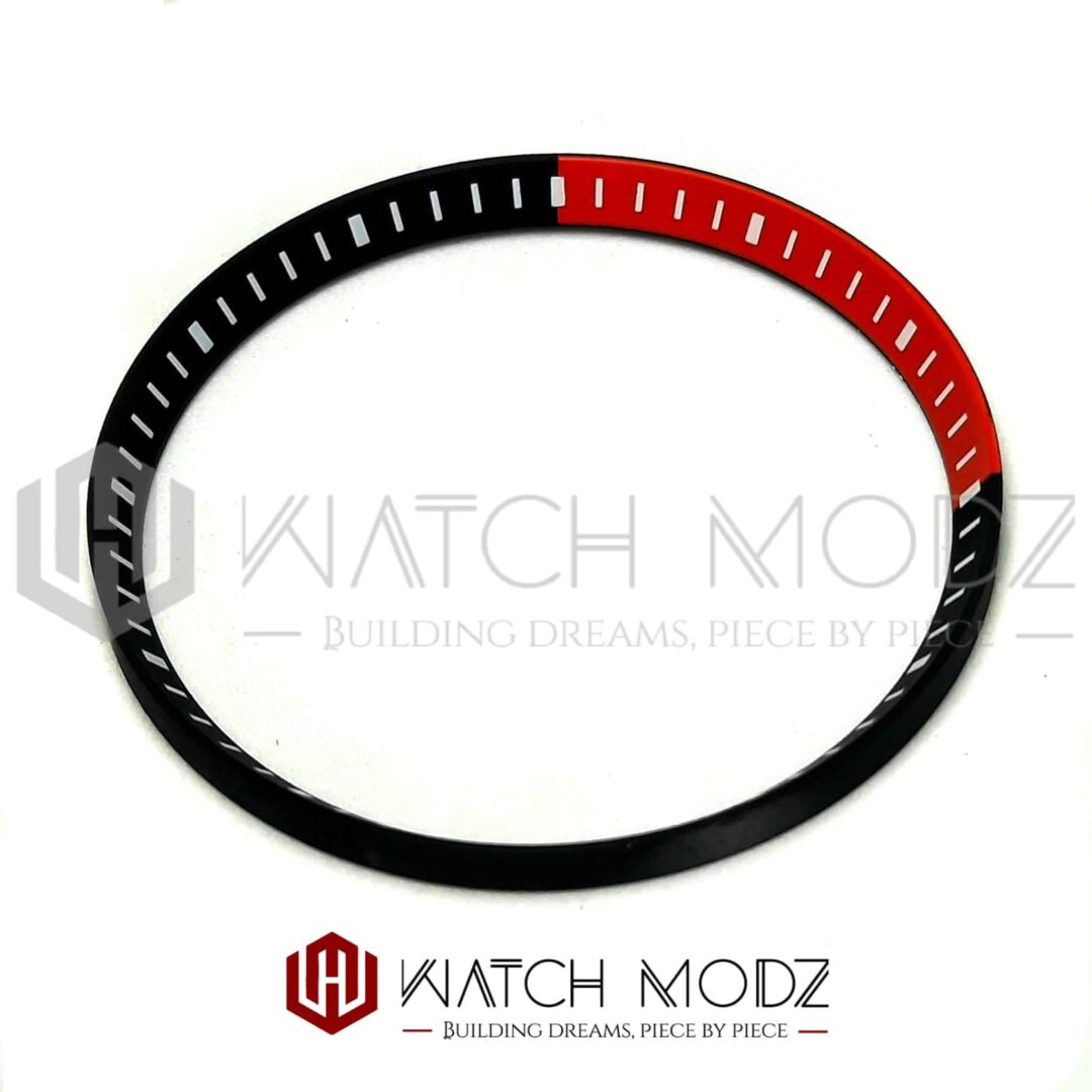 Red/Black Chapter Ring - Seiko SKX007 Mods - Watch-Modz