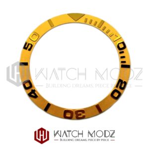 SKX007 Bezel Insert: Gold Yachtmaster