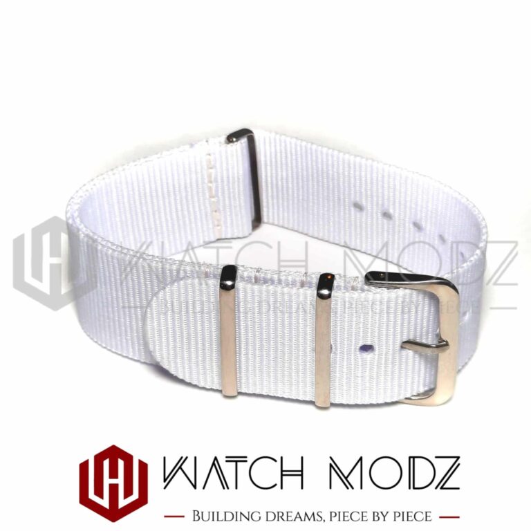 22mm Nato: White 22mm Nato: White