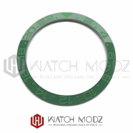 SKX007 Bezel Insert: Green GMT Green Numbers