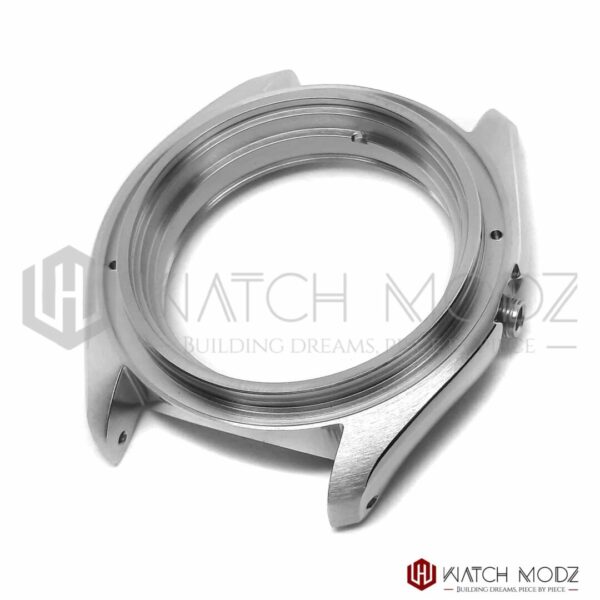 SKX007 Case: Silver 3:00 No Crown Guard