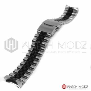 SKX007 Bracelet: Black/Silver Jubilee