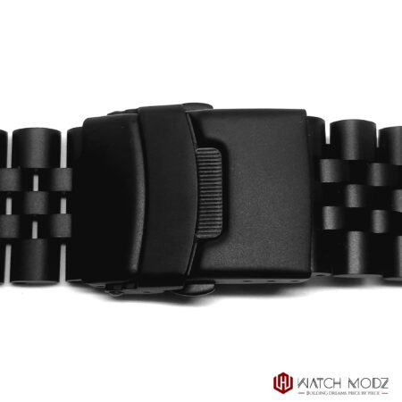 SKX007 Bracelet: Matte Black Jubilee clasp