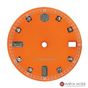 NH35 DIAL: Swarovski Orange