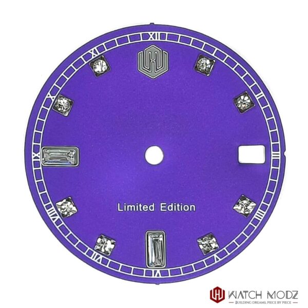 NH35 DIAL: Swarovski Purple Grape