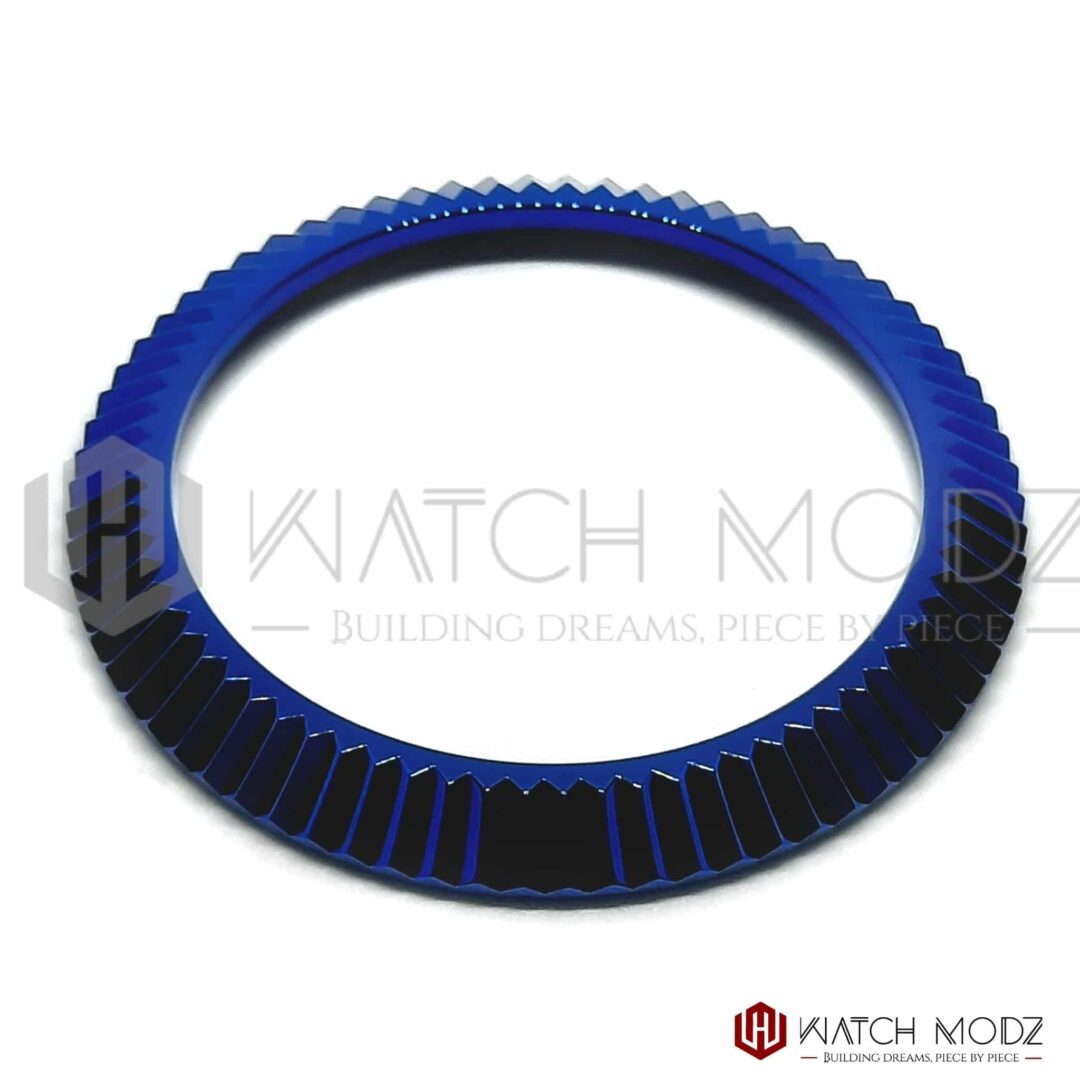 SKX007 Blue Fluted Bezel - Quality Seiko Mods - Watch-Modz