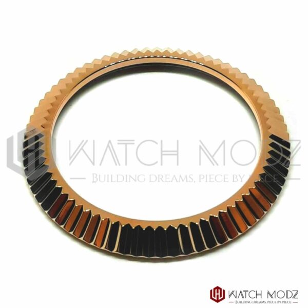 SKX007 Bezel: Fluted Rose Gold