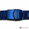 Samurai Bracelet: Matte Blue Oyster Clasp