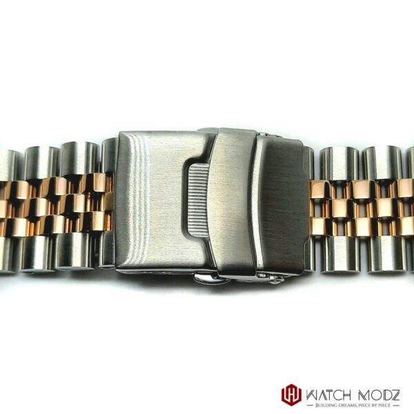 SKX007 Bracelet: Rose Gold/Silver Jubilee Clasp