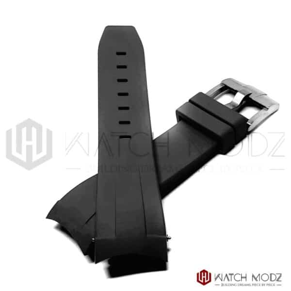 SKX007 Rubber Strap: Black