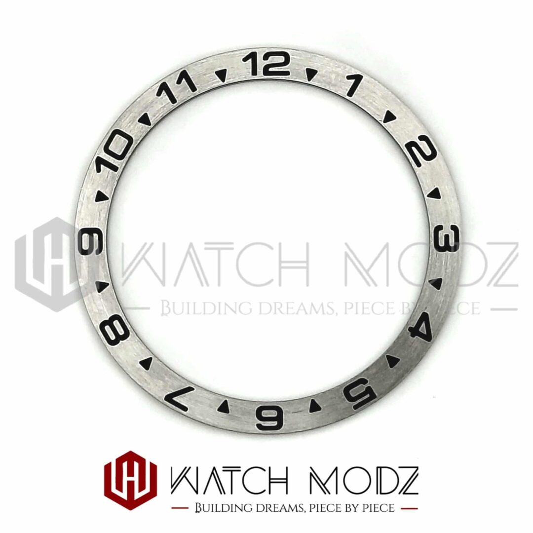 Silver Dual Time Bezel Insert - Seiko Mods - Watch-Modz