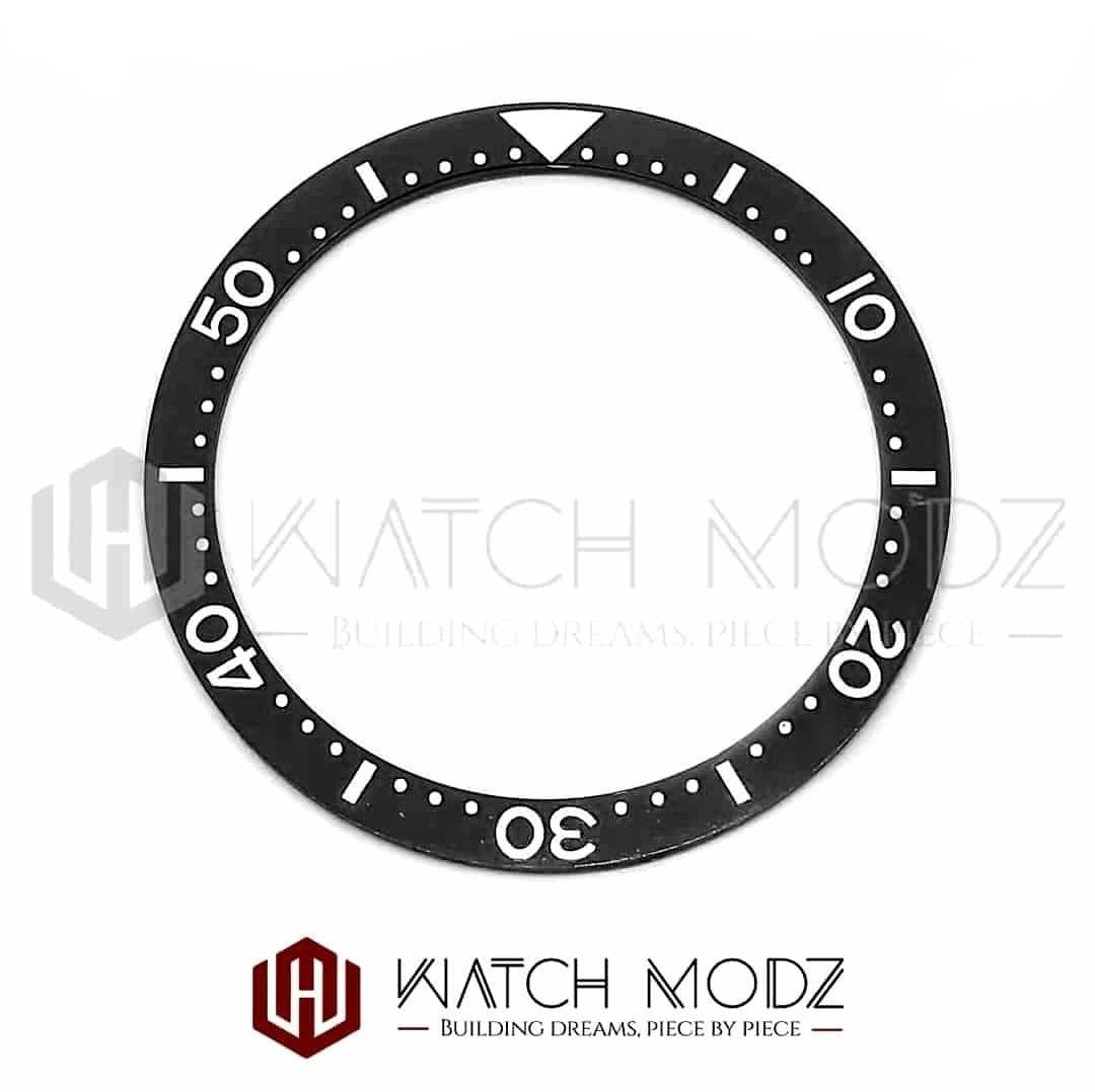 Black Flat Ceramic Bezel Insert - Seiko SKX Mods - Watch-Modz