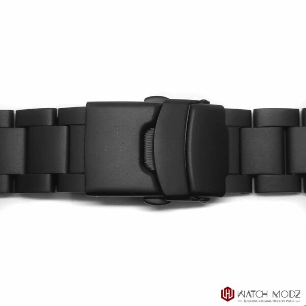 skx007 bracelet matte black oyster buckle