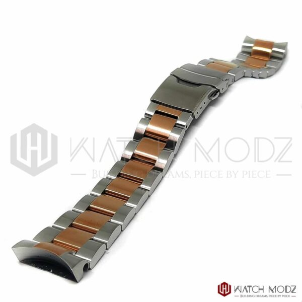 skx007 bracelet rose gold and silver