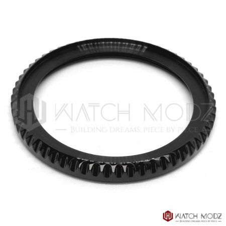 SKX013 Polished Black Sub Bezel - Seiko mods
