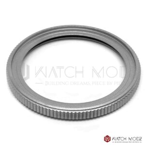 SKX013 Matte Silver Coin Bezel - Seiko mods