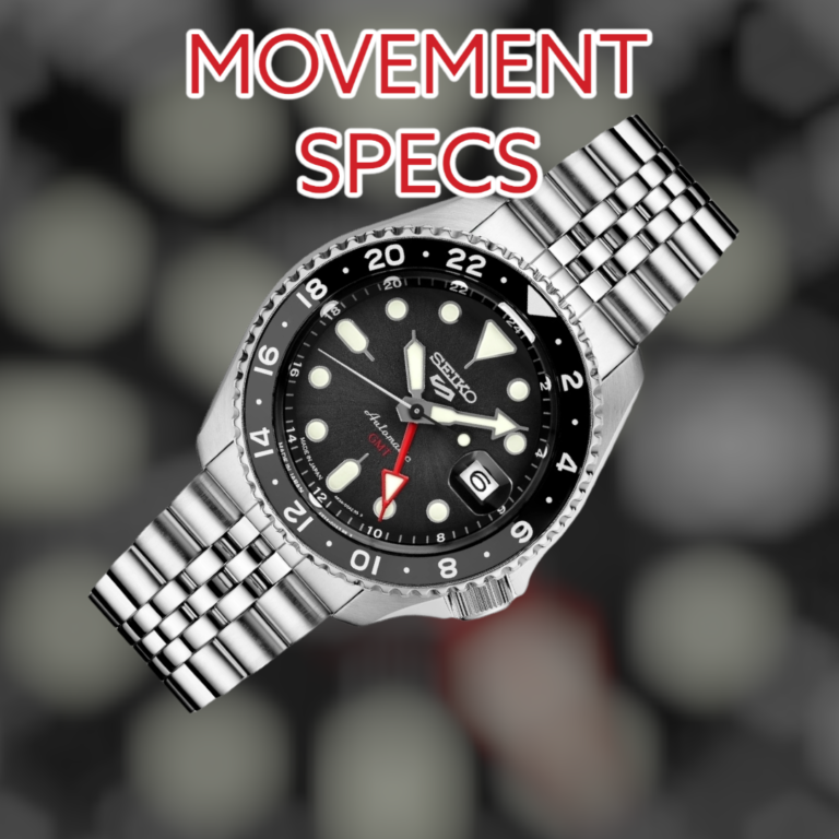 Seiko GMT NH34 and 4R34 movement specs