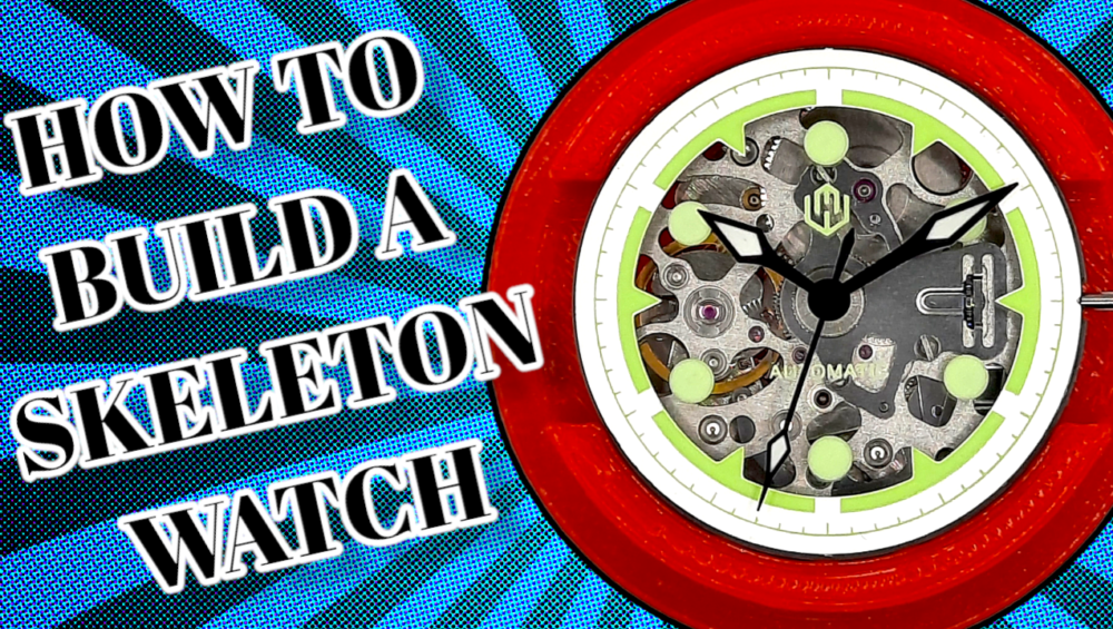 How to build a skeleton watch with an NH70 Movement