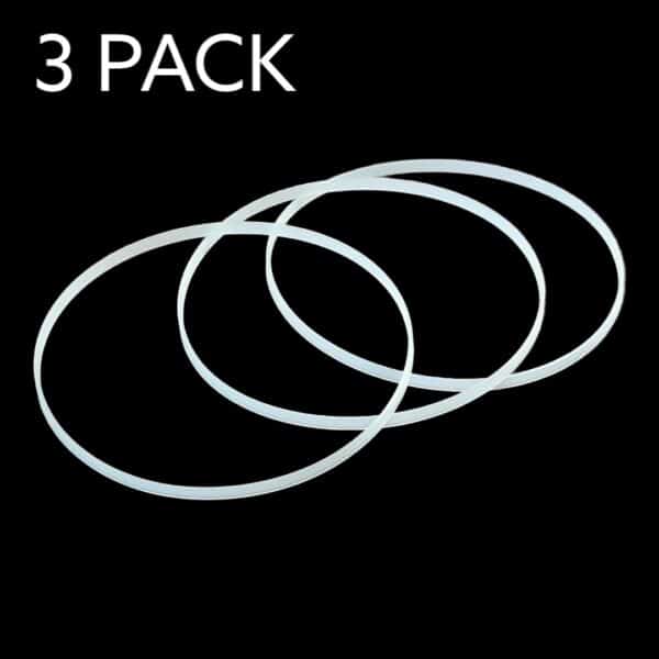 3 pack of skx007 white crystal gaskets