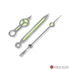 nh35 silver mercedes hands for seiko mods