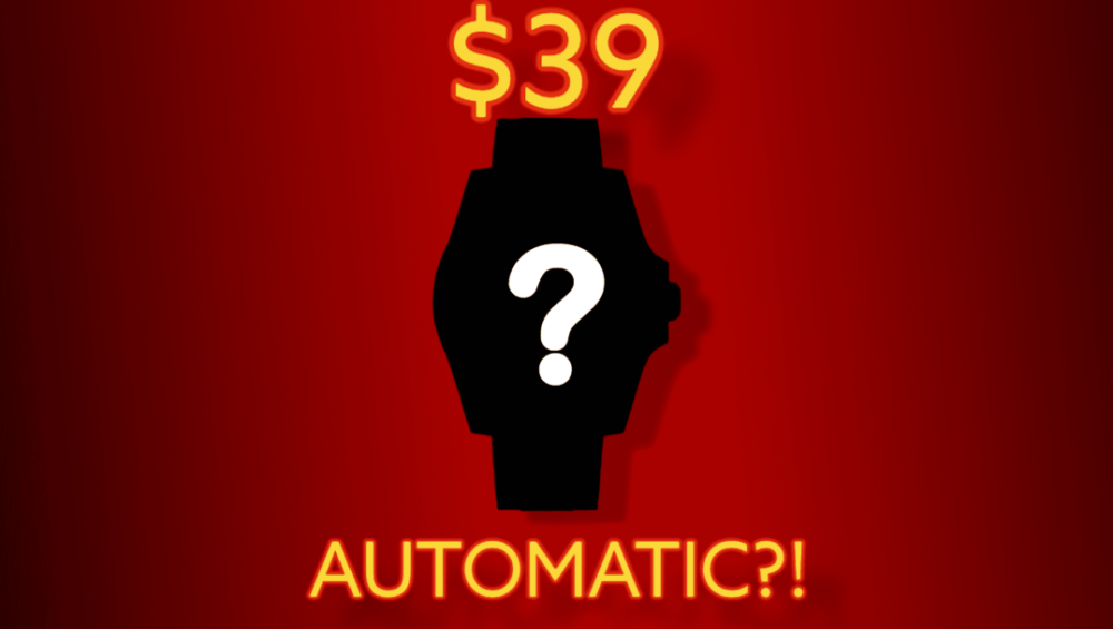 review of the $39 automatic watch