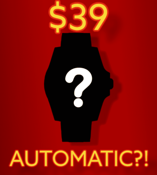 review of the $39 automatic watch