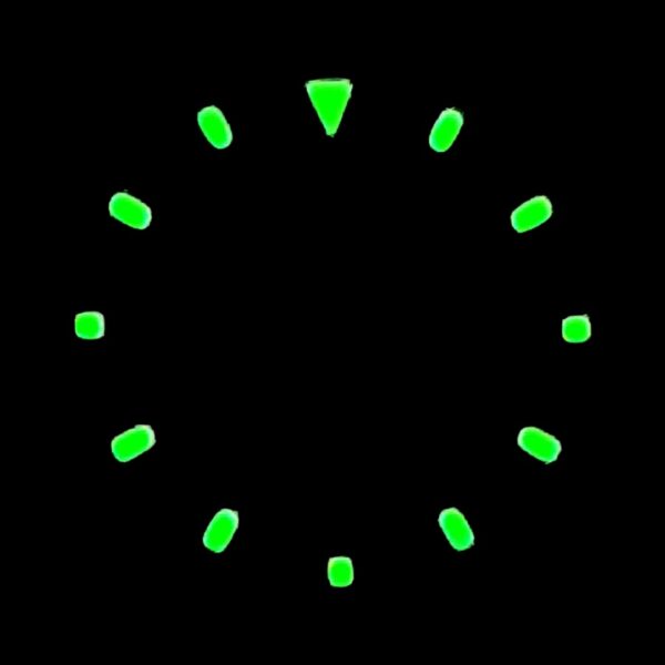 VK63 Dial: Black and Gold (29mm)