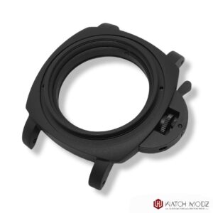 SKX007 Case: Black Panerai Conversion w Crown Guard