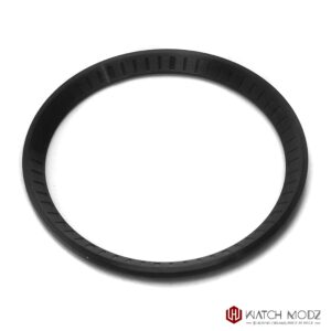 SRP TURTLE Chapter Ring: Brushed Black W/ Minutes