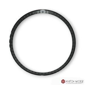 SKX007 Chapter Ring: Polished Black w/ Minutes