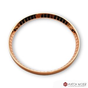 SKX007 Chapter Ring: Polished Rose Gold W/ Minutes