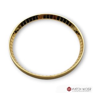 SKX007 Chapter Ring: Polished Gold W/ Minutes