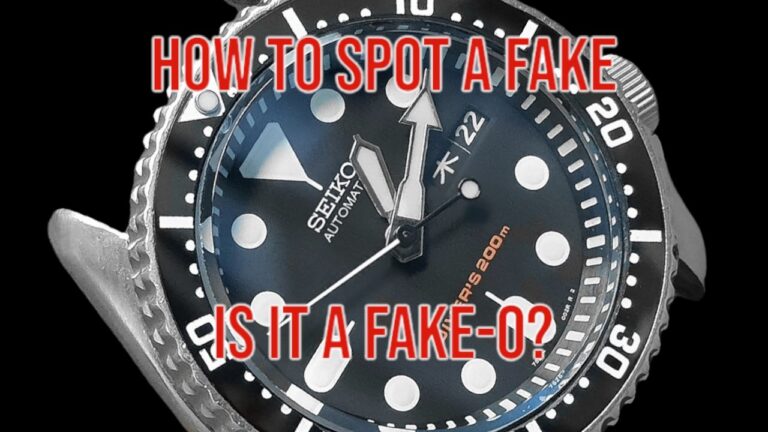 How to spot a fake SKX007