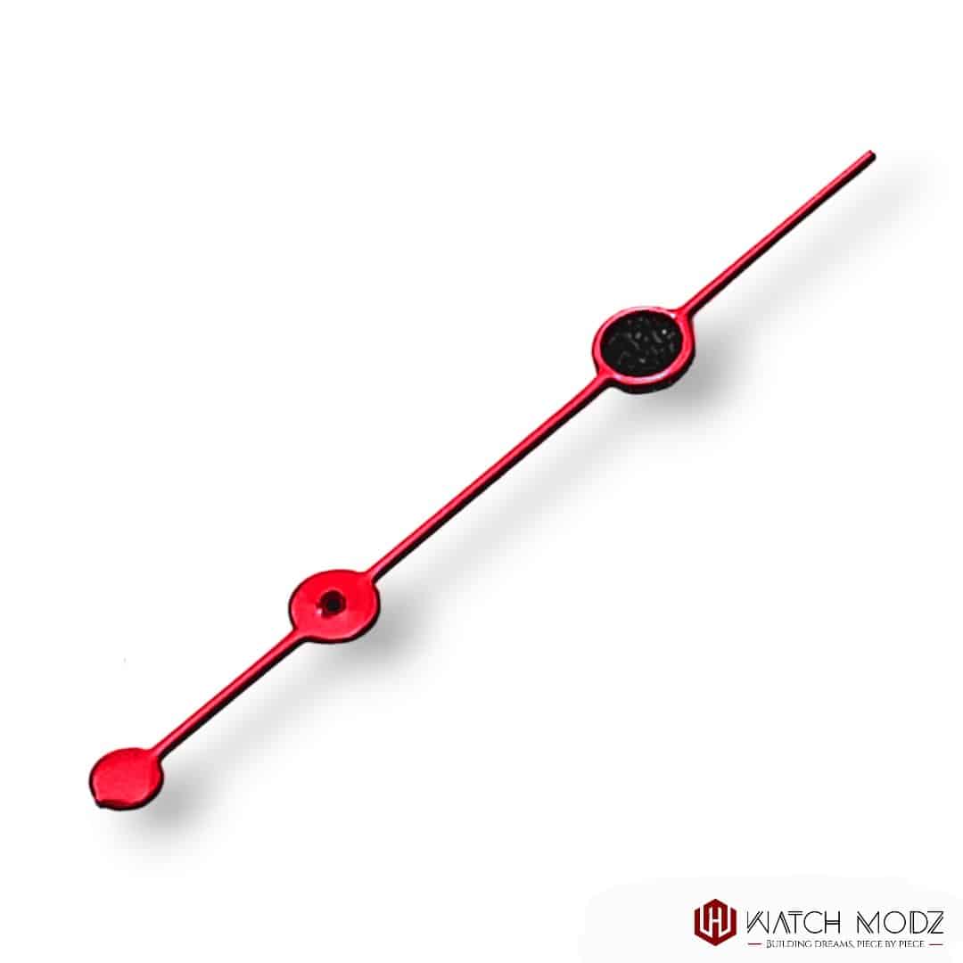 NH35 Hand: Red Second Black Lume