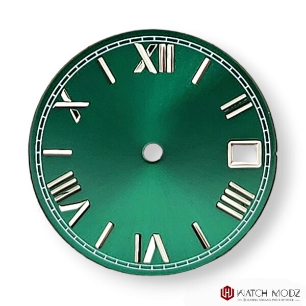 NH35 Dial: Green Roman