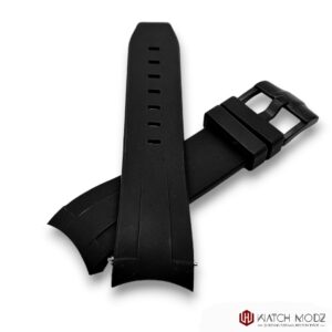 SKX007 Rubber Strap: Full Black