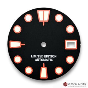 NH35 Dial: Black Turtle Style