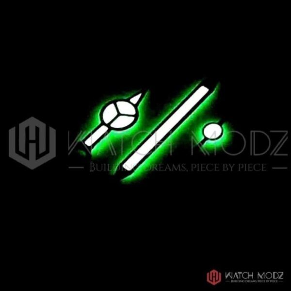 NH35 Hands: Black Mercedes Black Lume