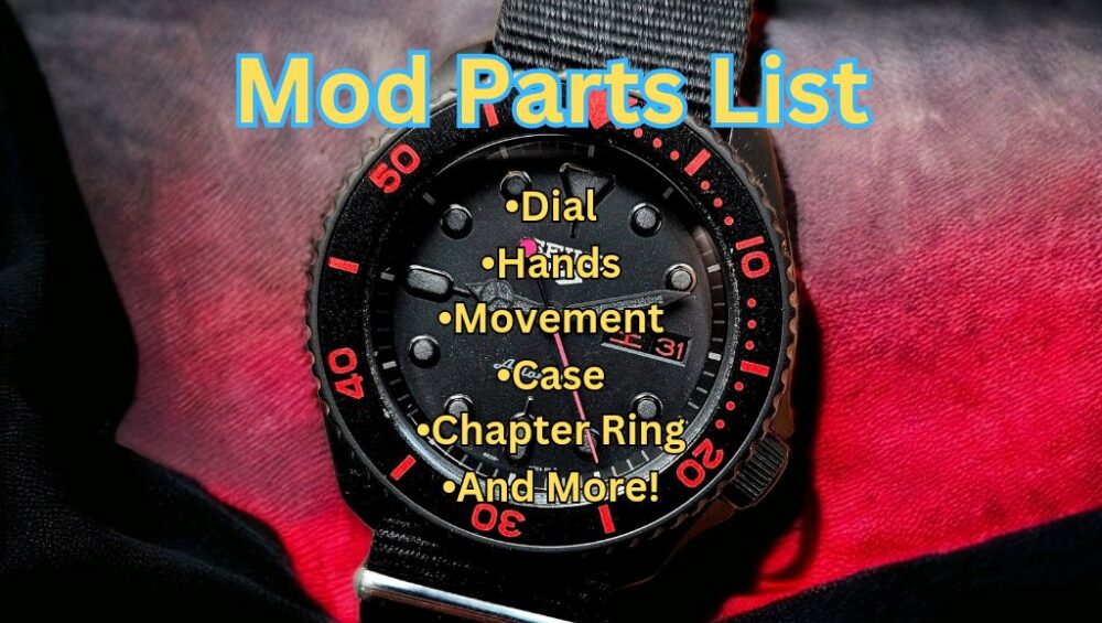 Mod Parts List