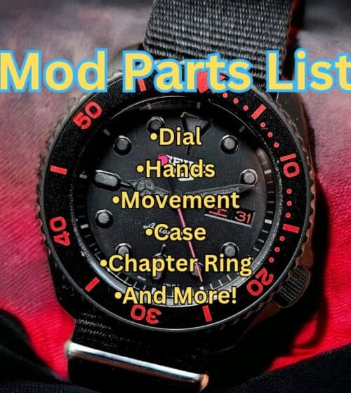 Mod Parts List
