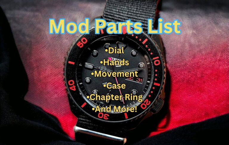 Mod Parts List