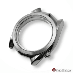 SKX007 Case: Silver Racer