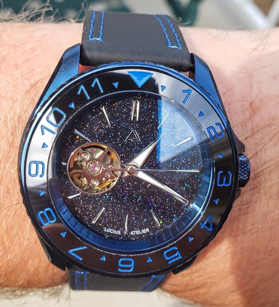 Blue 3 O'clock SKX007 Case - Seiko Mods - Watch-Modz